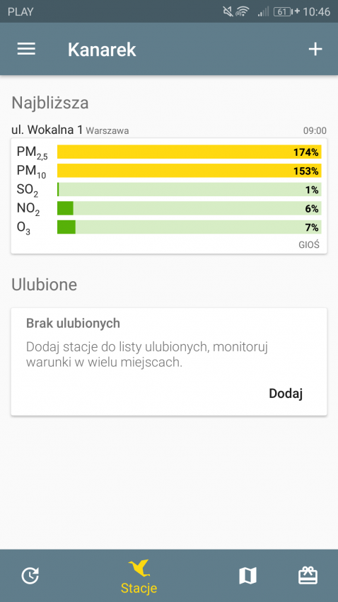 zdjęcie aplikacji Kanarek