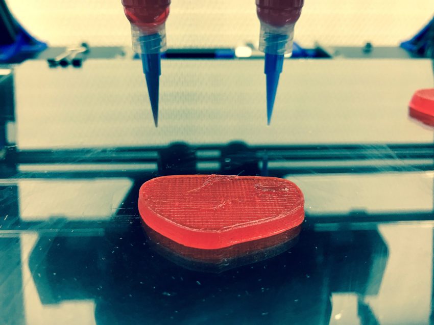 wegański stek wydrukowany w drukarce 3D