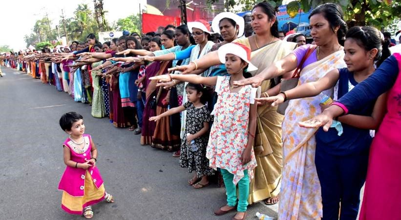 Protest kobiet w indyjskim stanie Kerala