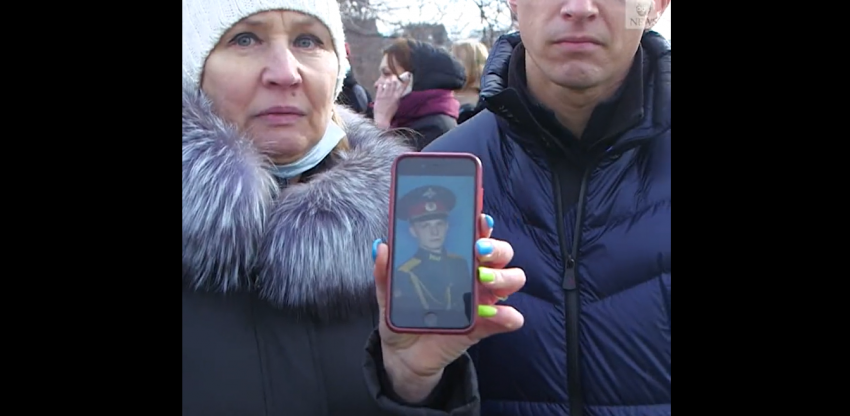 Matka młodego rosyjskiego żołnierza apeluje do Putina / screen ABC News