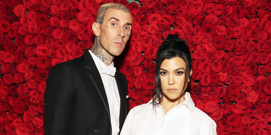 Za zdjęciu muzyk Travis Barkera oraz Kourtney Kardashian - Hellozdrowie