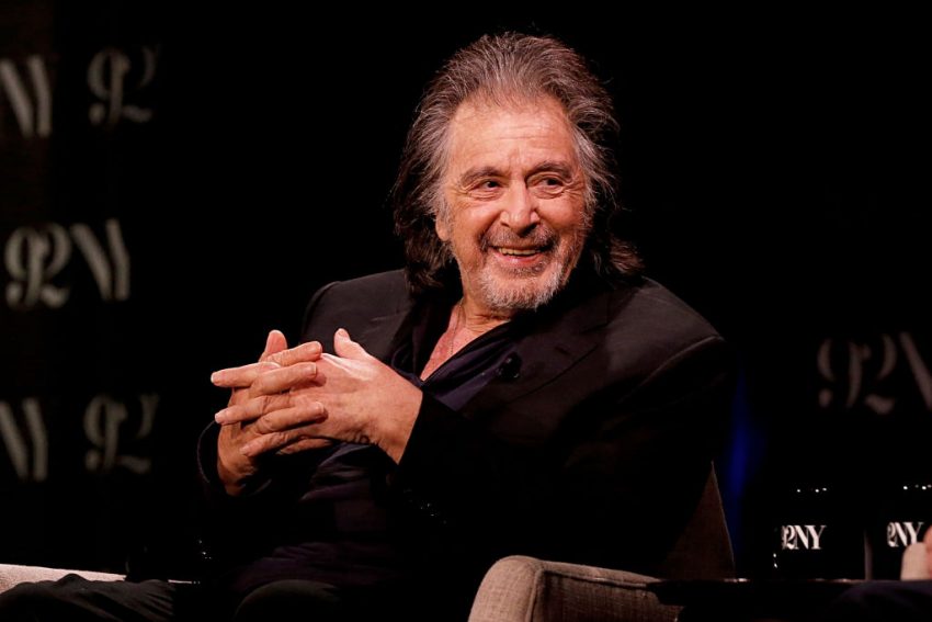 Al Pacino podczas spotkania w Nowym Jorku
