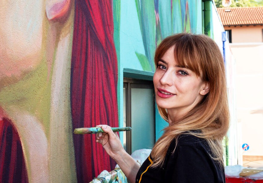 Natalia Rak, artystka tworzące murale