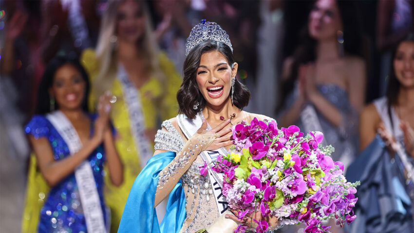 Sheynnis Palacios wzruszona po otrzymaniu tytułu i korony Miss Universe 2023