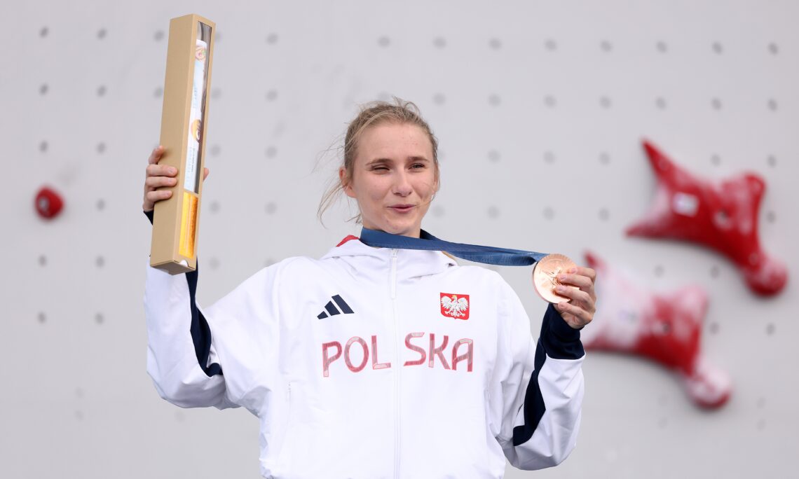 Aleksandra Kałucka wywalczyła brązowy medal na igrzyskach olimpijskich w Paryżu we wspinaczce na czas