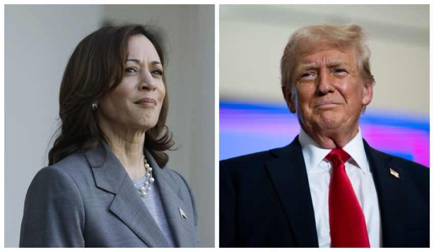 Kamala Harris, Donald Trump