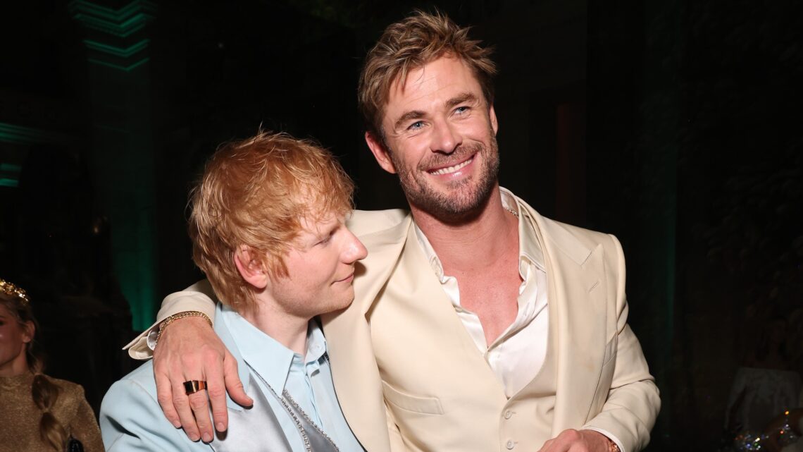 Chris Hemsworth i Ed Sheeran