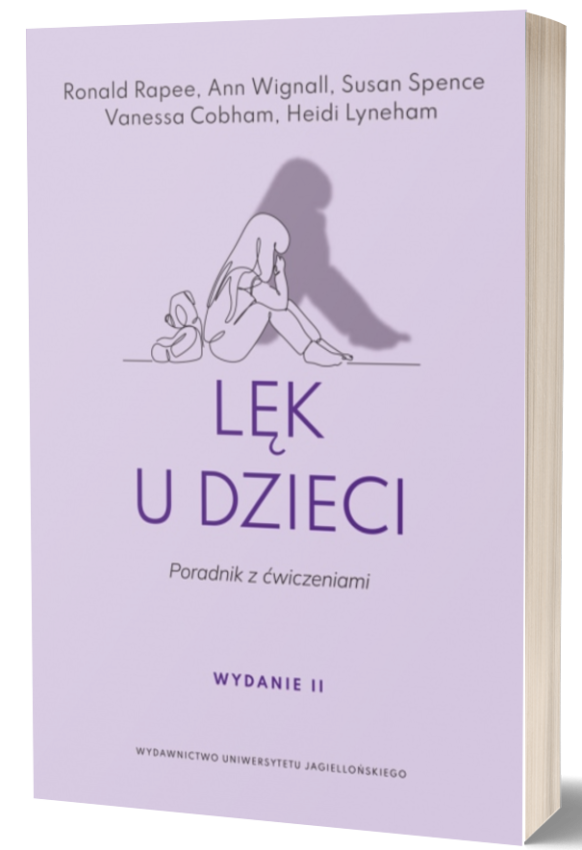 Okładka książki "Lęk u dzieci. Poradnik z ćwiczeniami" 