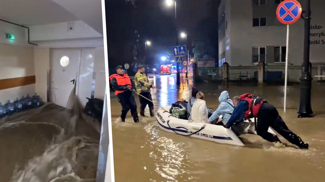 Zdecydowano o ewakuacji części pacjentów szpitala powiatowego w Nysie, którą rozpoczęto od ciężarnych kobiet