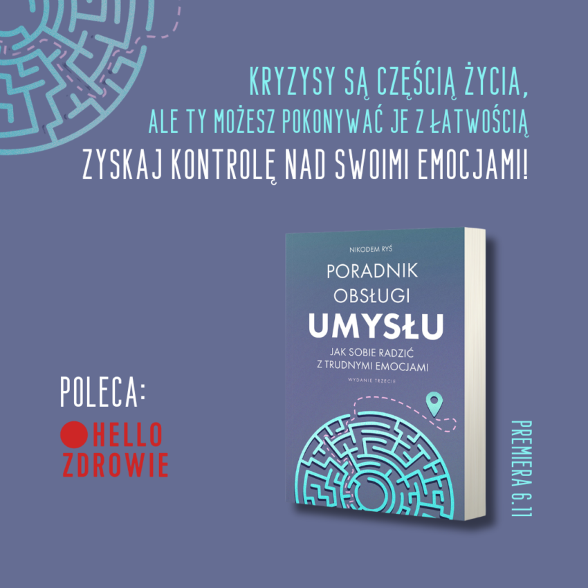 Poradnik obsługi umysłu. Jak radzić sobie z trudnymi emocjami - okładka