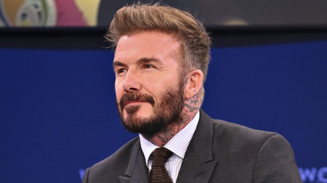 David Beckham wziął udział w spotkaniu Światowego Forum Ekonomicznego (WEF) w Davos w Szwajcarii