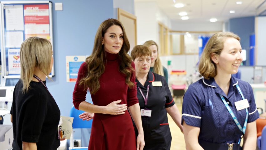 Księżna Kate w szpitalu Royal Marsden w Londynie