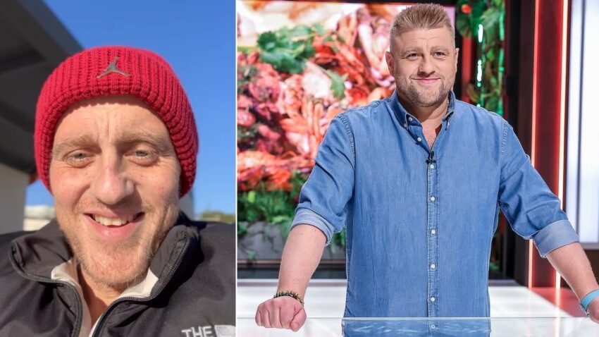 Tomasz Jakubiak na nagraniu ze szpitala w Izraelu i w programie "MasterChef"